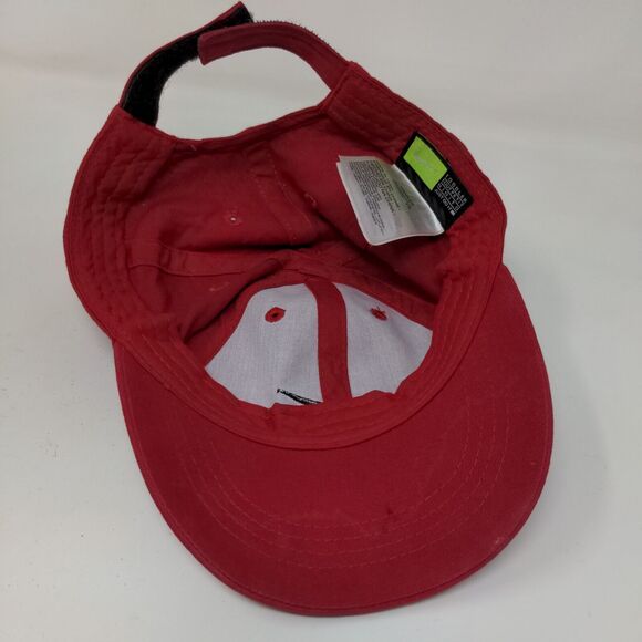 Nike Boys Toddler Strapback Hat Red Adjustable Embroidered Swoosh Logo W/Tags - Picture 7 of 10